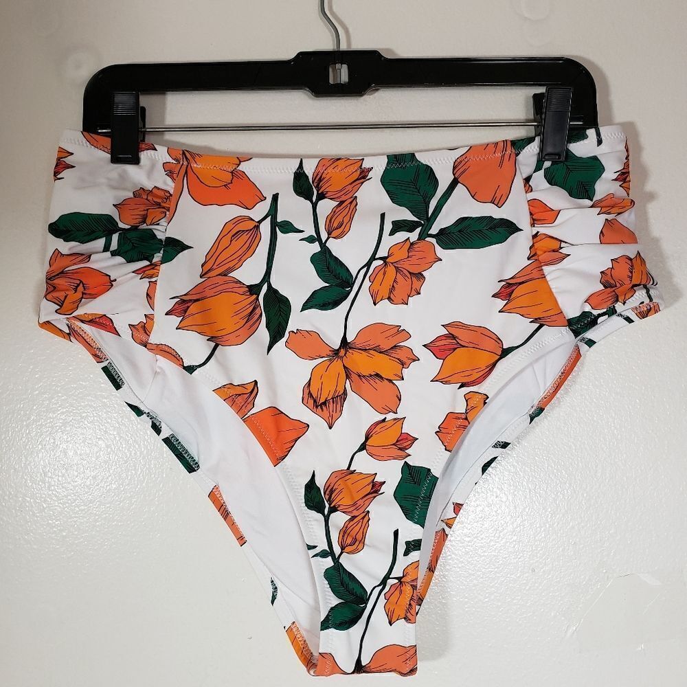Cupshe Floral Summer Beach Pool Bikini Bottom 1X